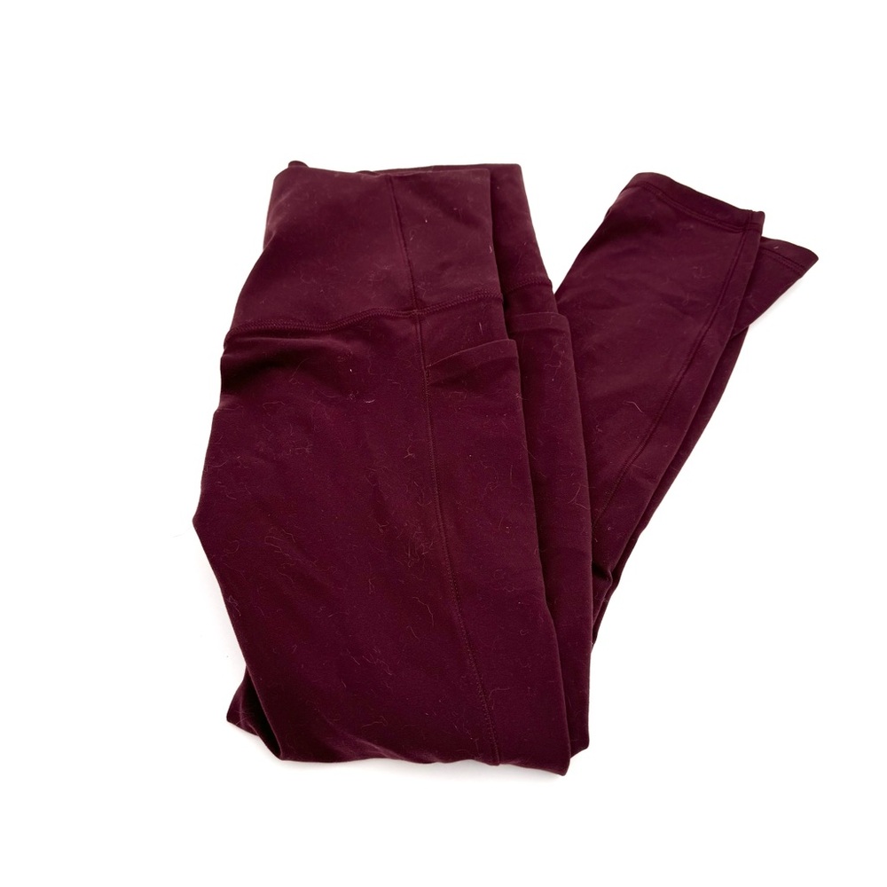 Athleta Burgundy Leggings